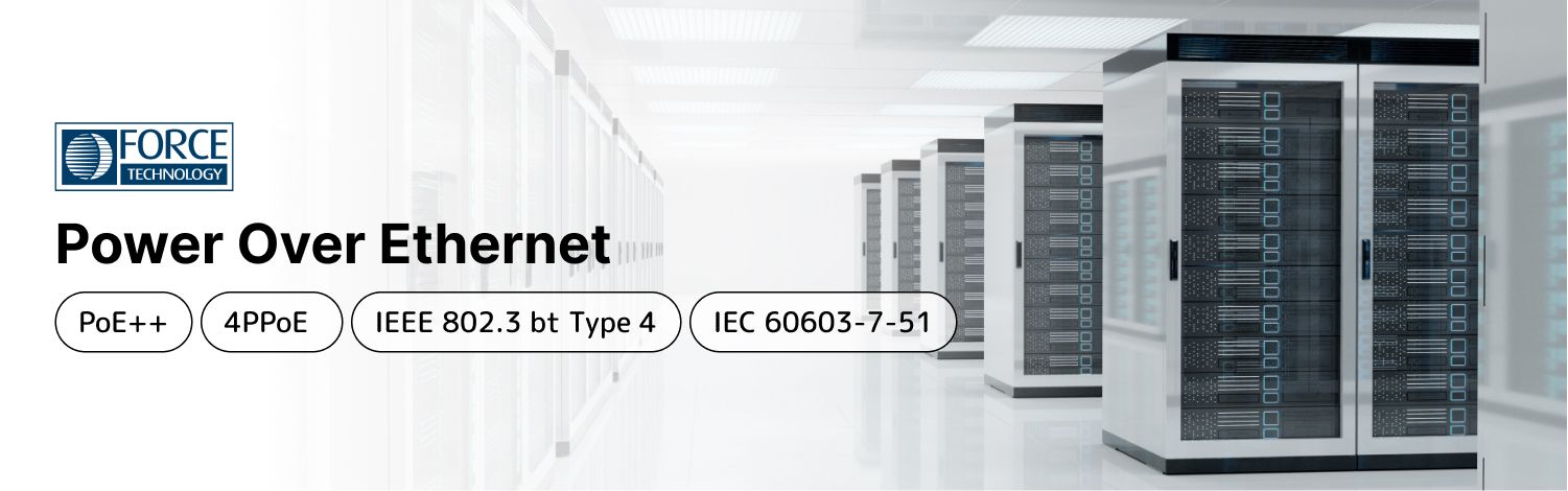 FORCE Certified 4PPoE Cat6A RJ45 जैक